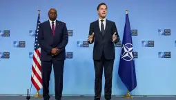 Лојд Остин и Марк Руте (НАТО)